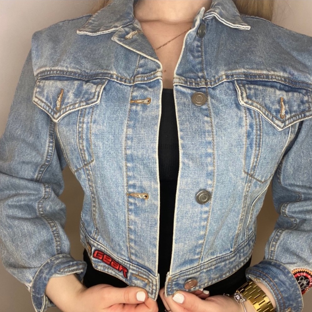 LA Gear Forever 21 Cropped Denim Jacket